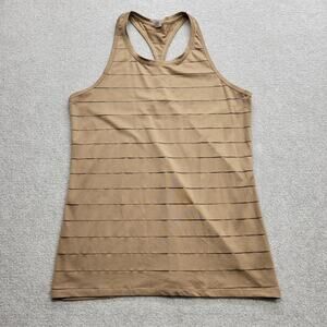 Athleta Women's Medium Brown Racerback Athletic Yoga Tank Top